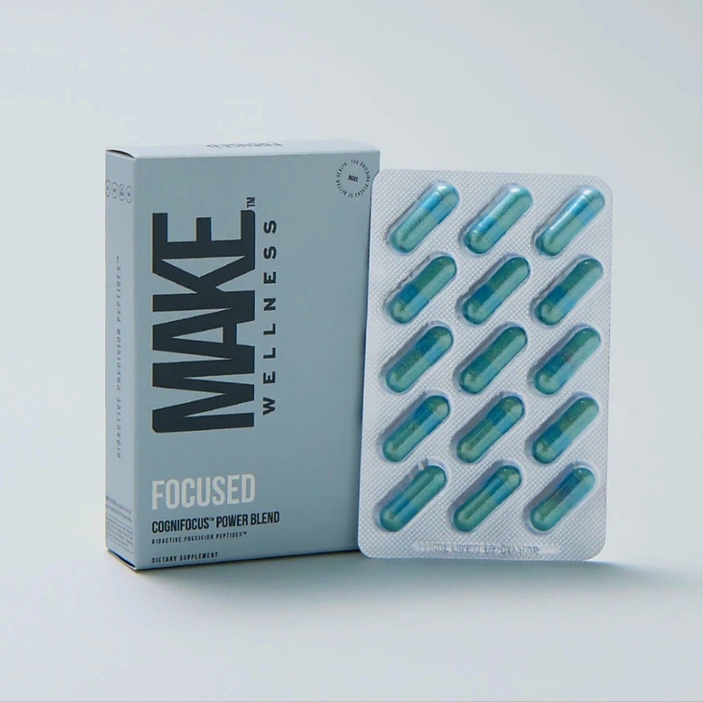 Focused Supplement - Blue and Silver